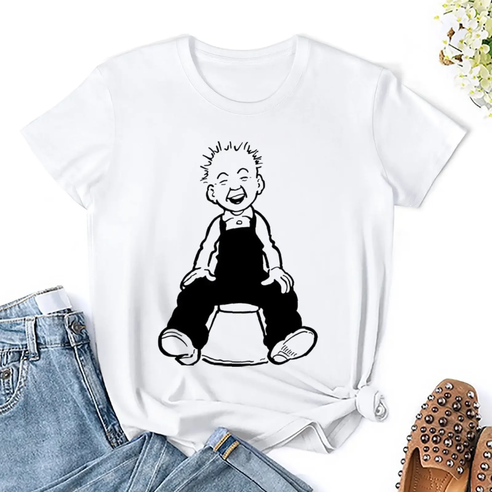 Футболка Oor Wullie футболки винтажная одежда рубашки графические Летняя женская