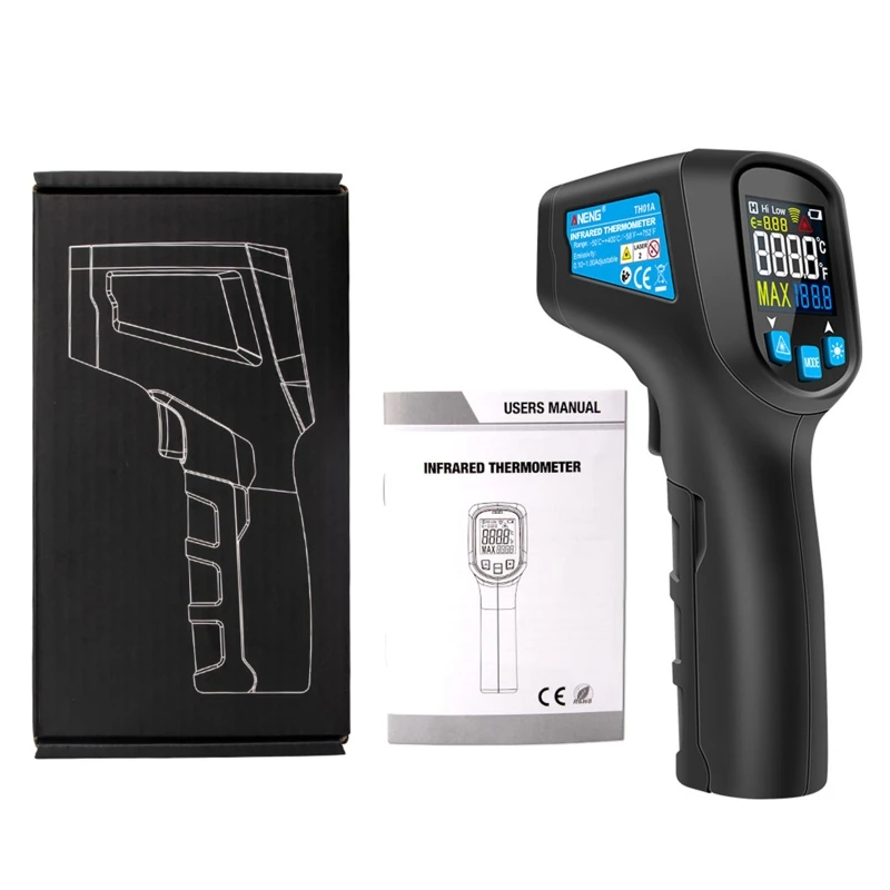 

Digital Thermometer IR La-ser Temperature Sensor LCD Screen Humidity Meter Pyrometer Digital Thermometer