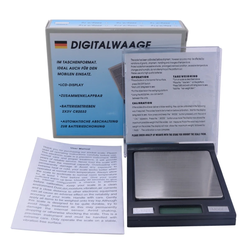 

Электронные карманные весы для ювелирных изделий, 100 г/0,01 г