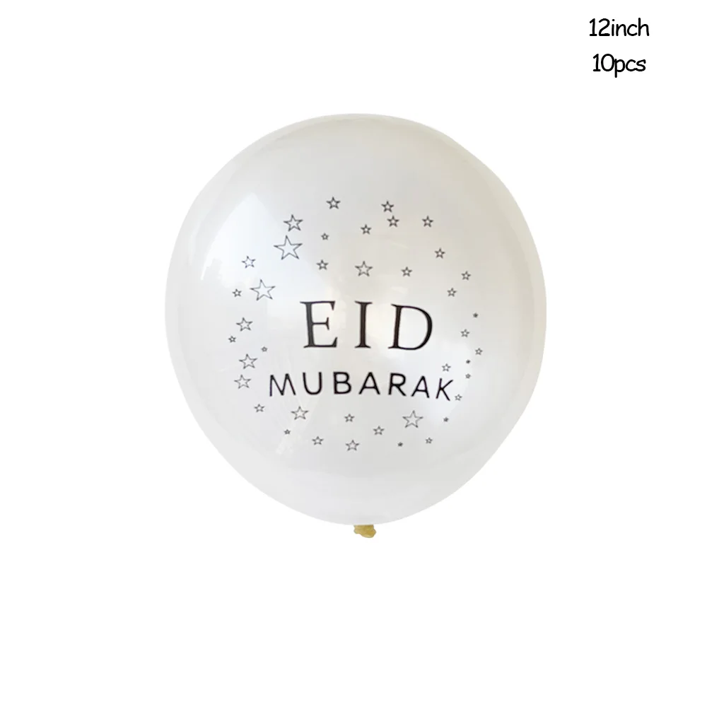 

Прозрачные воздушные шары 10 шт. Eid Mubarak