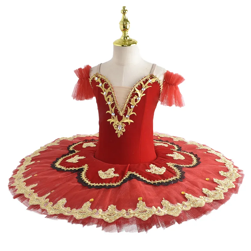 Женская Черная профессиональная балетная юбка-пачка для детей и взрослых