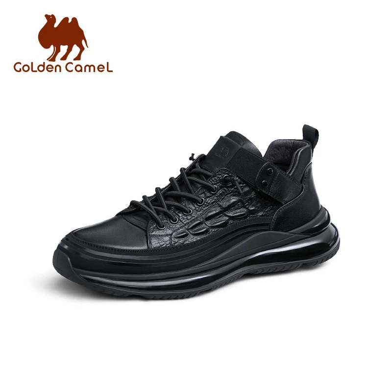 Golden Camel Men's Sneakers Business Winter Leather Shoes Lightweight Casual Sport Running Shoes for Men 2022 Autumn Comfortable