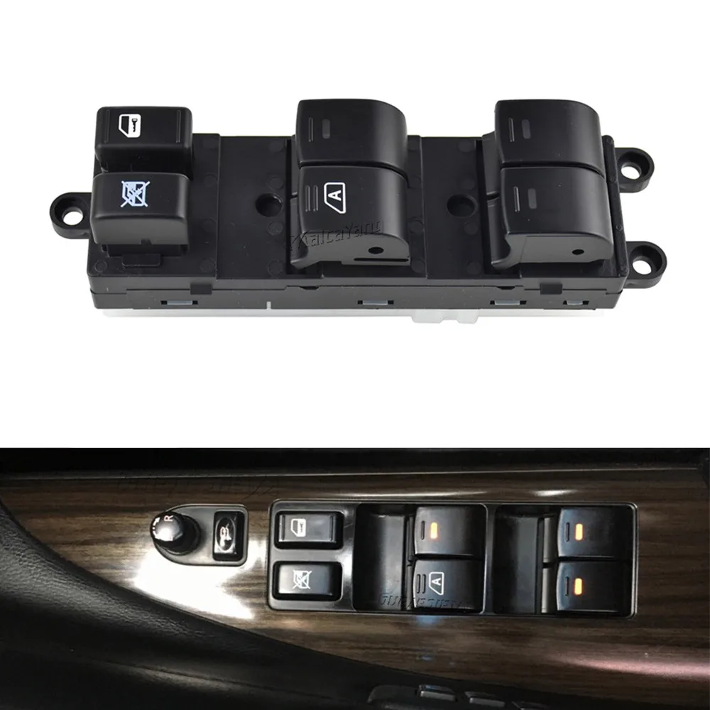 

Front Left Electric Power Master Window Lifter Switch For Nissan Teana J31 J32 Murano Z51 X-trail Qashqai 25401-9W100 254019W100