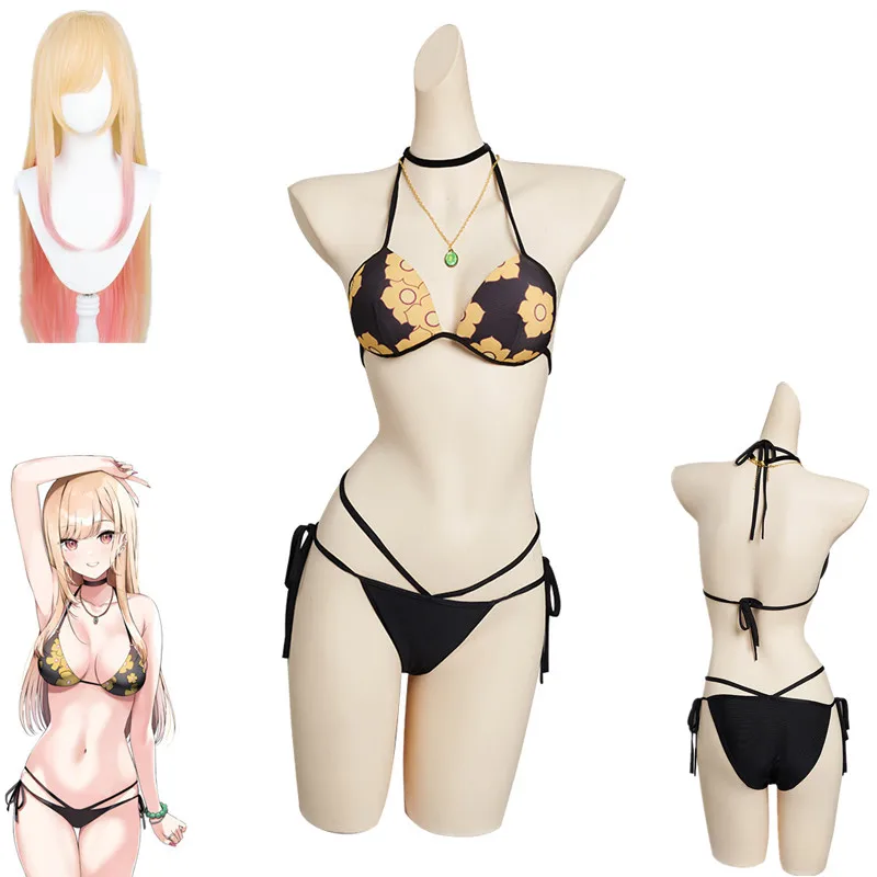 Женский костюм для косплея Мой наряд купальник бикини пляжный Хэллоуина