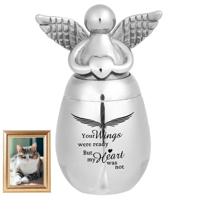 

Pet Urn Personalized Stainless Steel Pet Urn For Pets Pet Memorial Hall Family Cremation Coffin Bird Dog Container