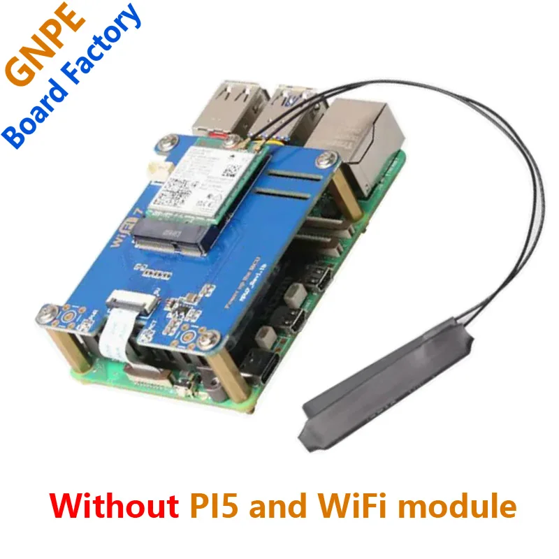 Специальная плата адаптера Raspberry Pi 5 PCIE — WiFi 7.