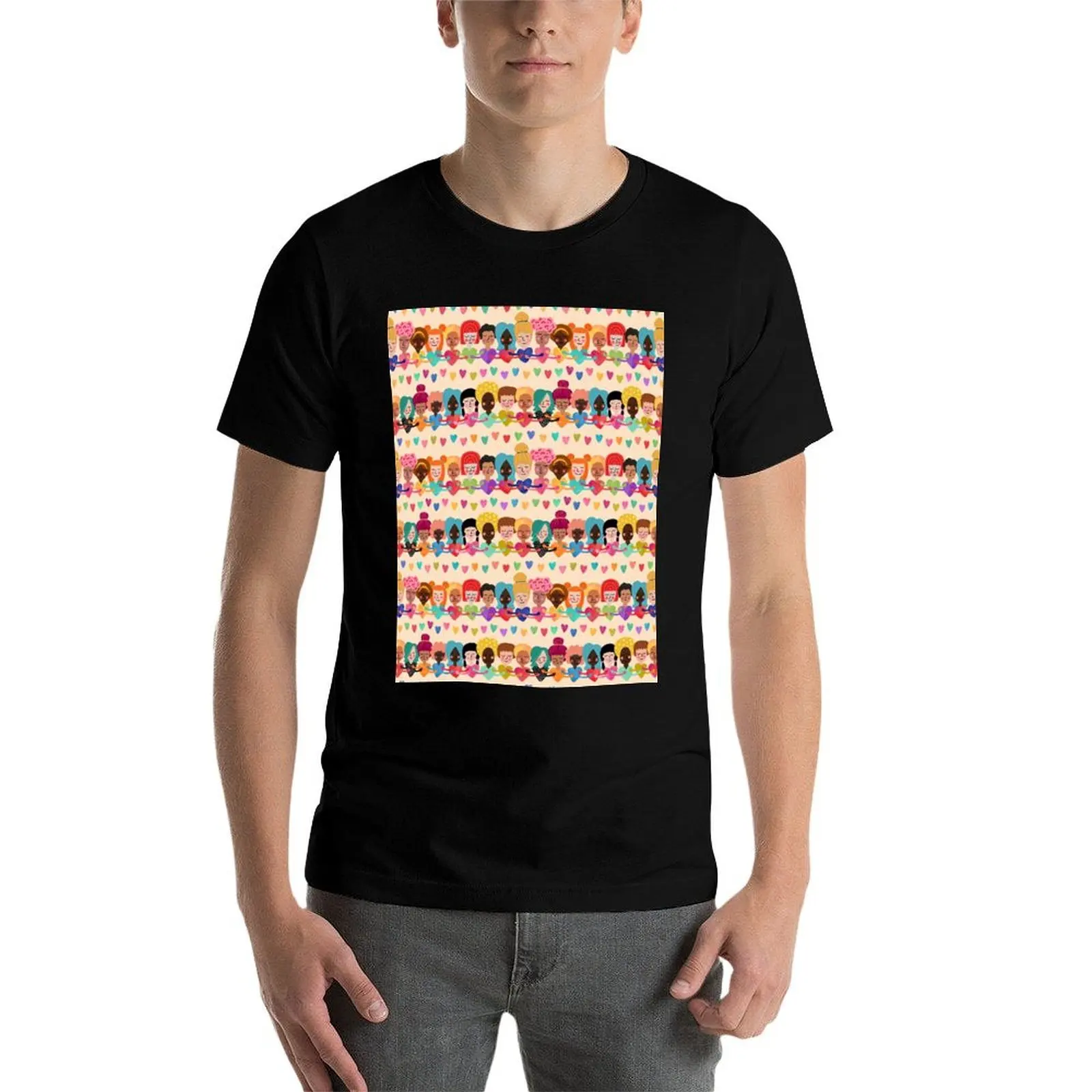 Гирлянды сестричества-футболки с легким фоном футболки рисунком дешевые вещи