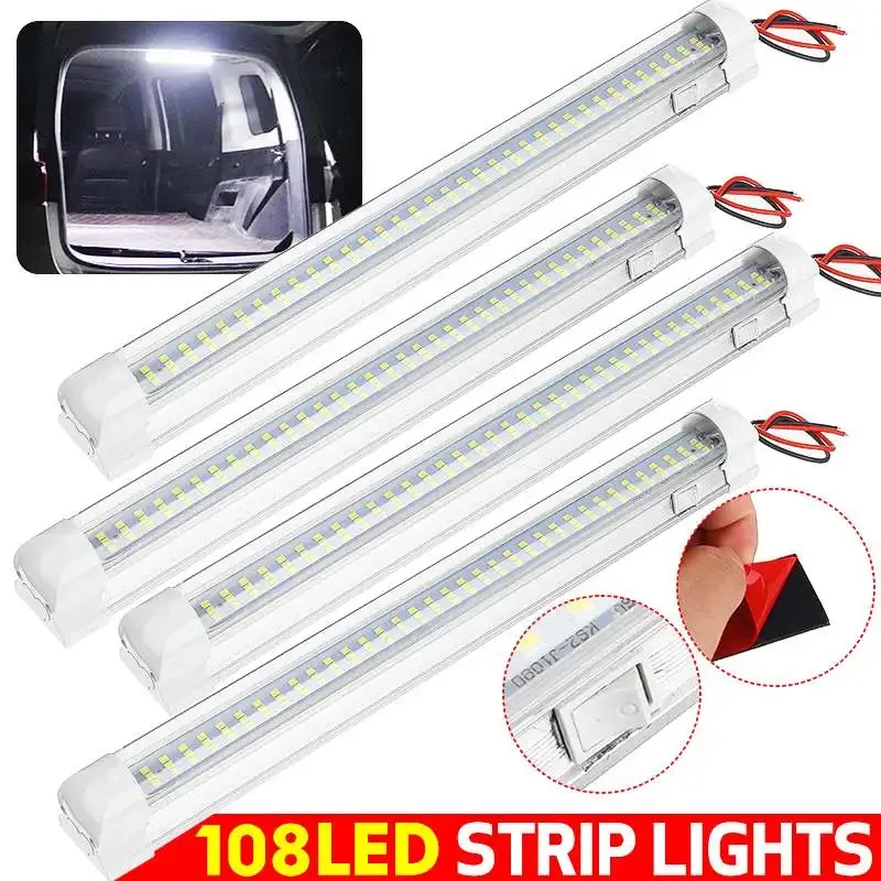 4 шт. 2 световые полосы для внутреннего освещения |