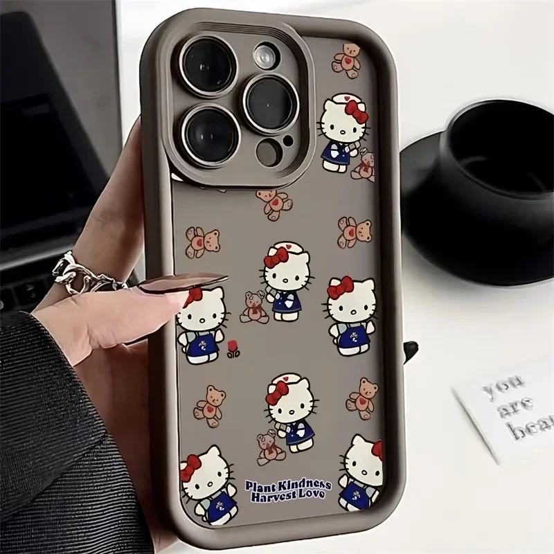Чехол для телефона OnePlus 12R 12 11 11R 10R 8T Nord CE 2 3 4 Lite 5G силиконовый чехол Hello Kitty