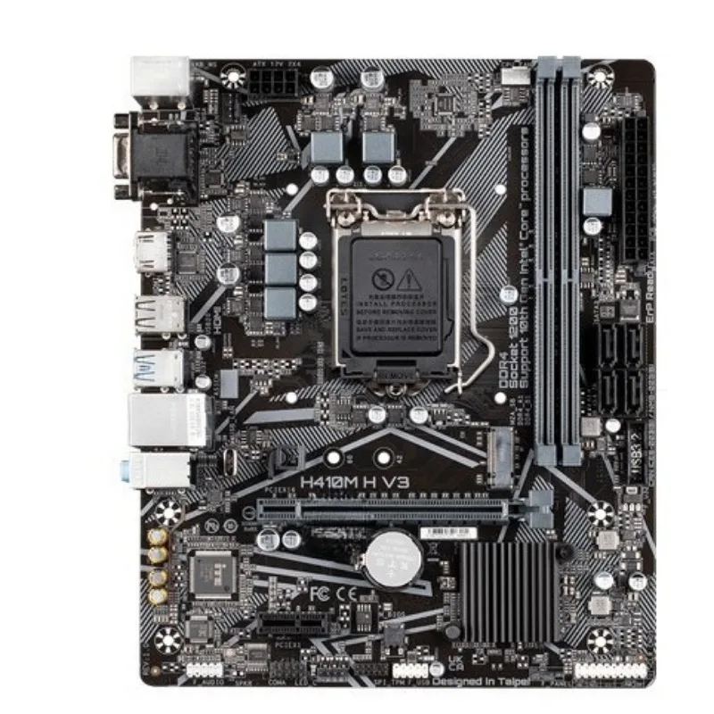 Фото Детали подходят для совершенно новых в штучной упаковке, Gigabyte H410M-H с M.2 подходят для процессора 10-го поколения G5905 G6400 i3-10100. №1
