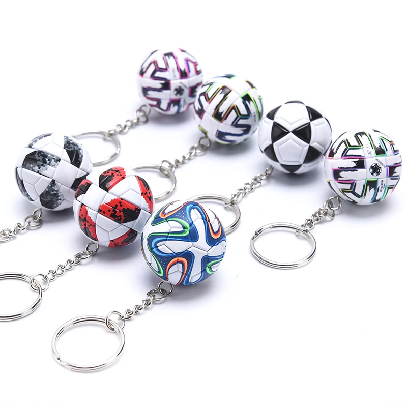 

Хит продаж, 3D спортивные футбольные сувениры, мужской брелок для футбольных фанатов, 3D Спортивный Футбольный ключ