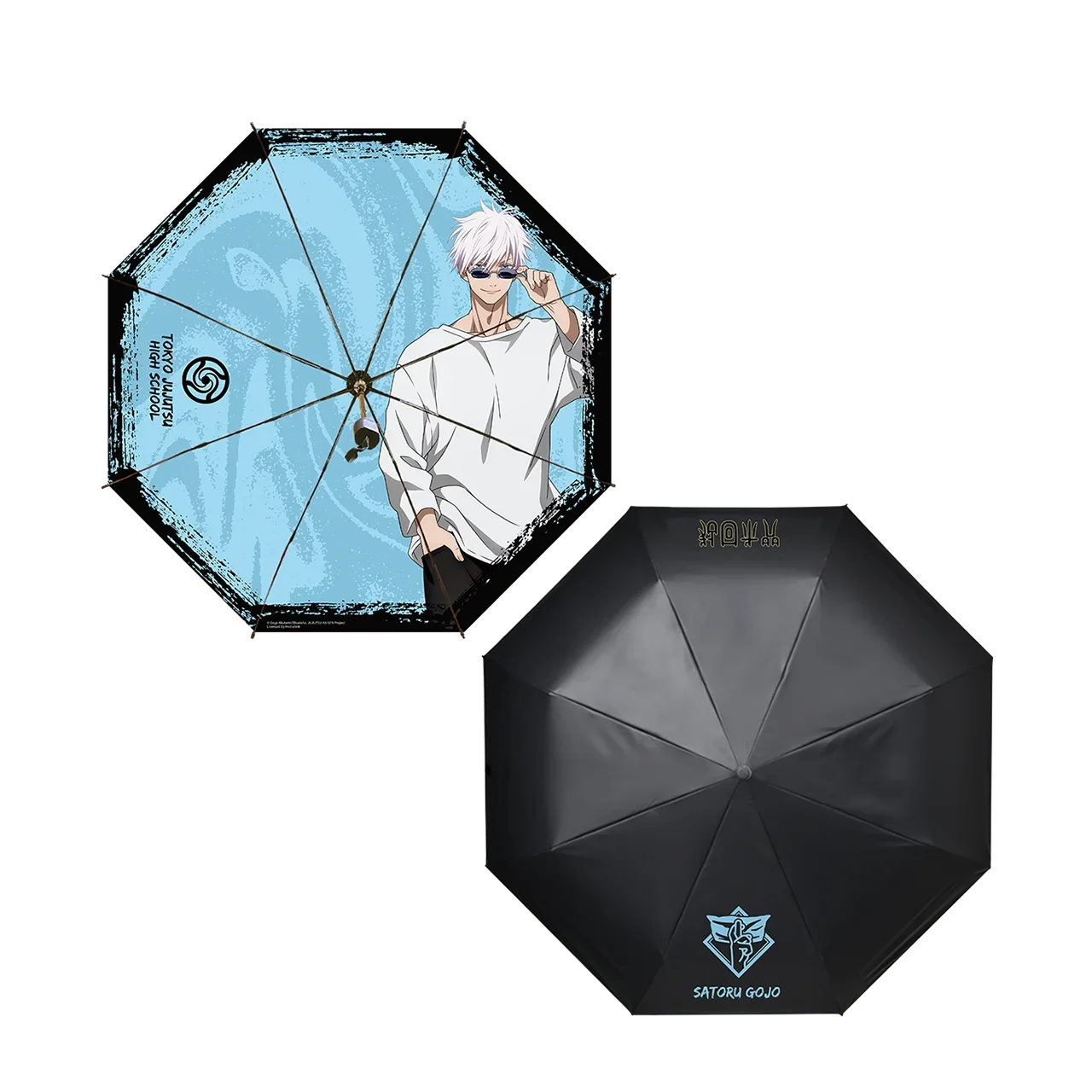 Автоматический виниловый зонт для косплея аниме juютсу Kaisen Itadori Yuji Fushiguro Megumi