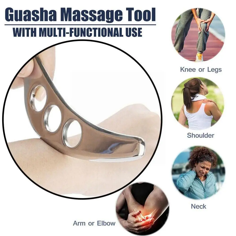

Massage Tool Steel Manual Scraping Massager Physiotherapy Skin Care Tool For Myofascial Release Tissue Mobilization X4a3