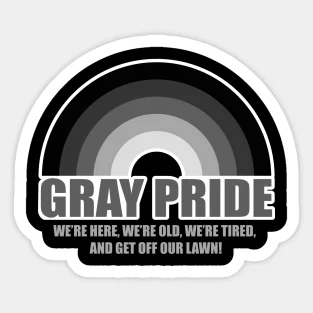 

Gray Pride 5PCS Stickers for Car Window Luggage Print Water Bottles Cute Background Decorations Stickers Art Home Decor Funny