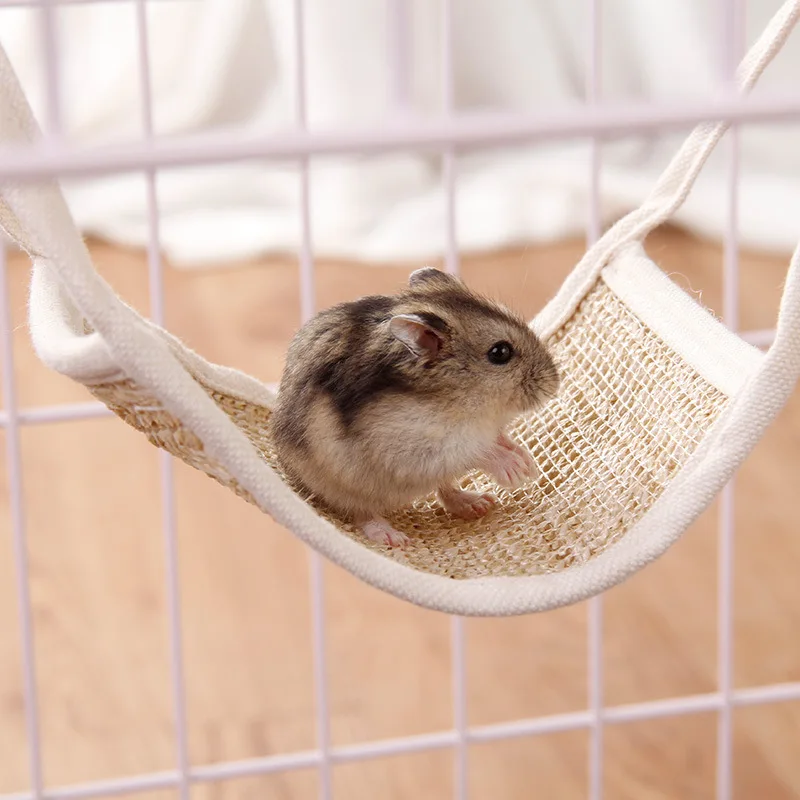 

Straw Pet Hammock Hanging Nest Sleeping Bed Small Pets Hamster Squirrel Chinchilla House Grass Hammock Bed Pad Pet Supplies