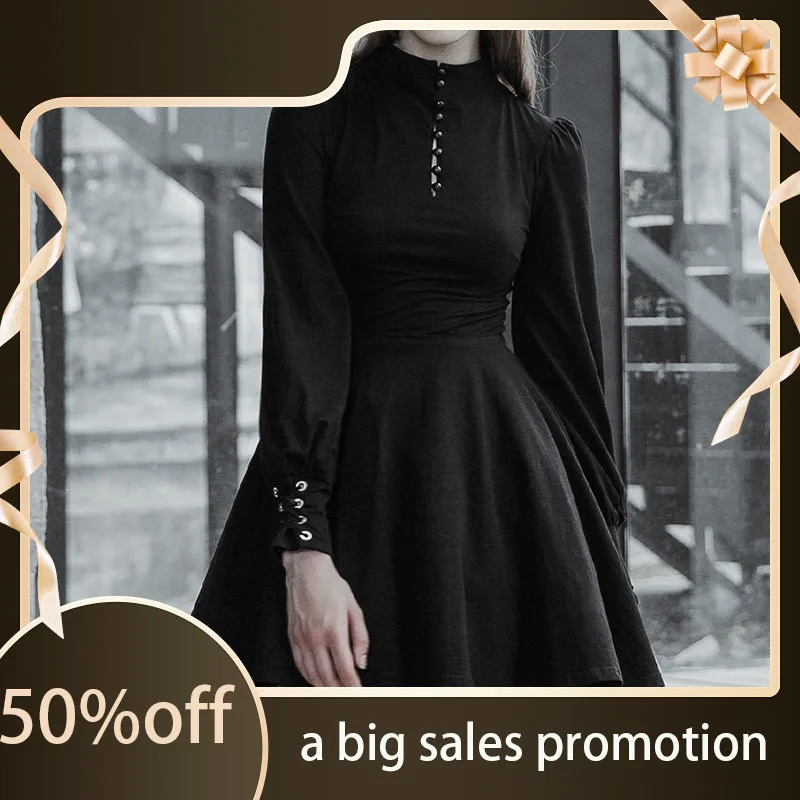 

Женское плиссированное платье-трапеция на пуговицах, с круглым вырезом