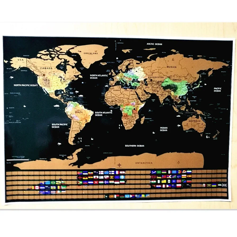 

LOSICOE Скретч-карта мира