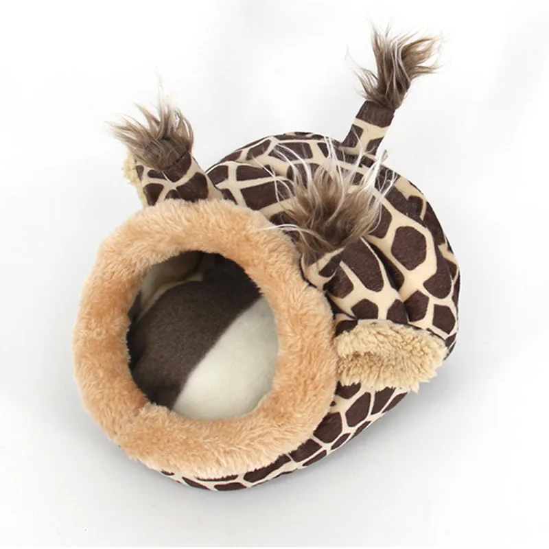 

Winter Squirrel Mini Cage House Cave Guinea Pig Nest Small Animal Mice Rat Pet Sleeping Bed Hamster House Warm Hamster Home