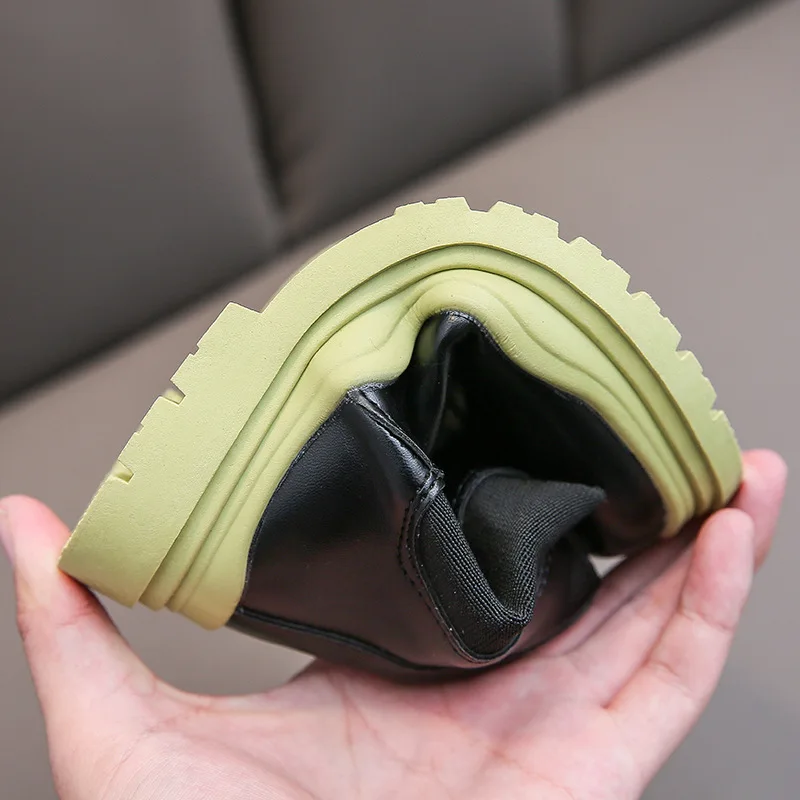 2021 высококачественные детские ботинки мартинсы из искусственной кожи Новое