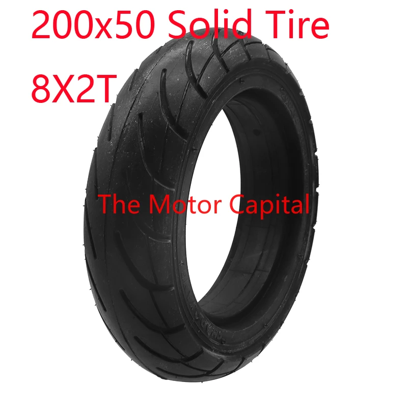 

200x50 Solid Tire 8X2T Bee Hive Holes For Speedway mini 4 Pro Rear Wheel 8 Inch Electric Scooter Tyre RUIMA mini 4 PRO Rear Tire