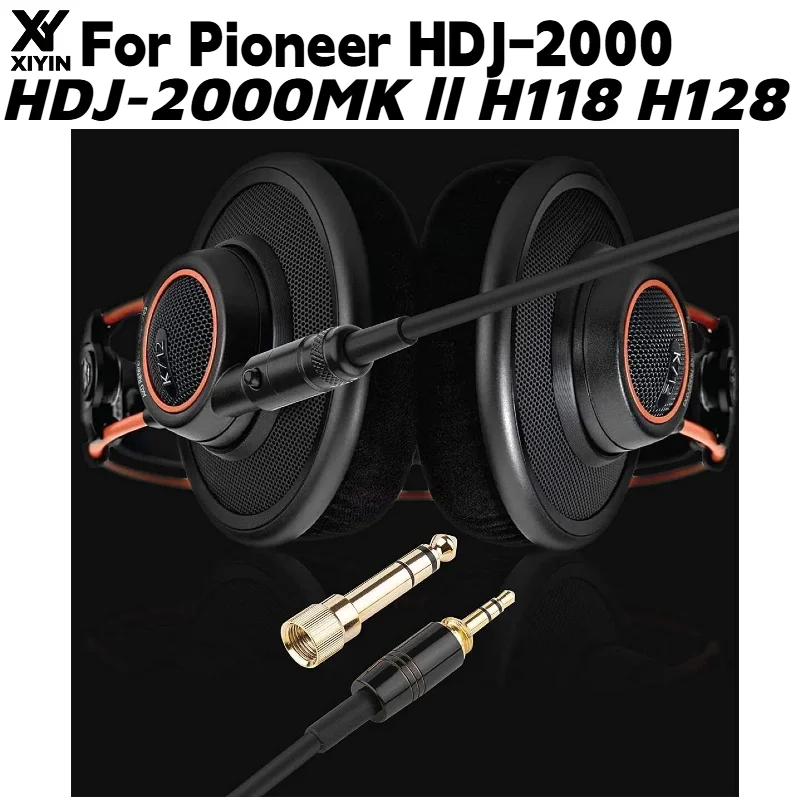 Сменный пружинный кабель для наушников 6.35 мм на Mini XLR 3-контактный для Pioneer HDJ-2000 HDJ-2000MK Il H118 H128, запчасти для ремонта гарнитуры. (art.: 3920dcf9783ba) - 3920dcf9783ba
