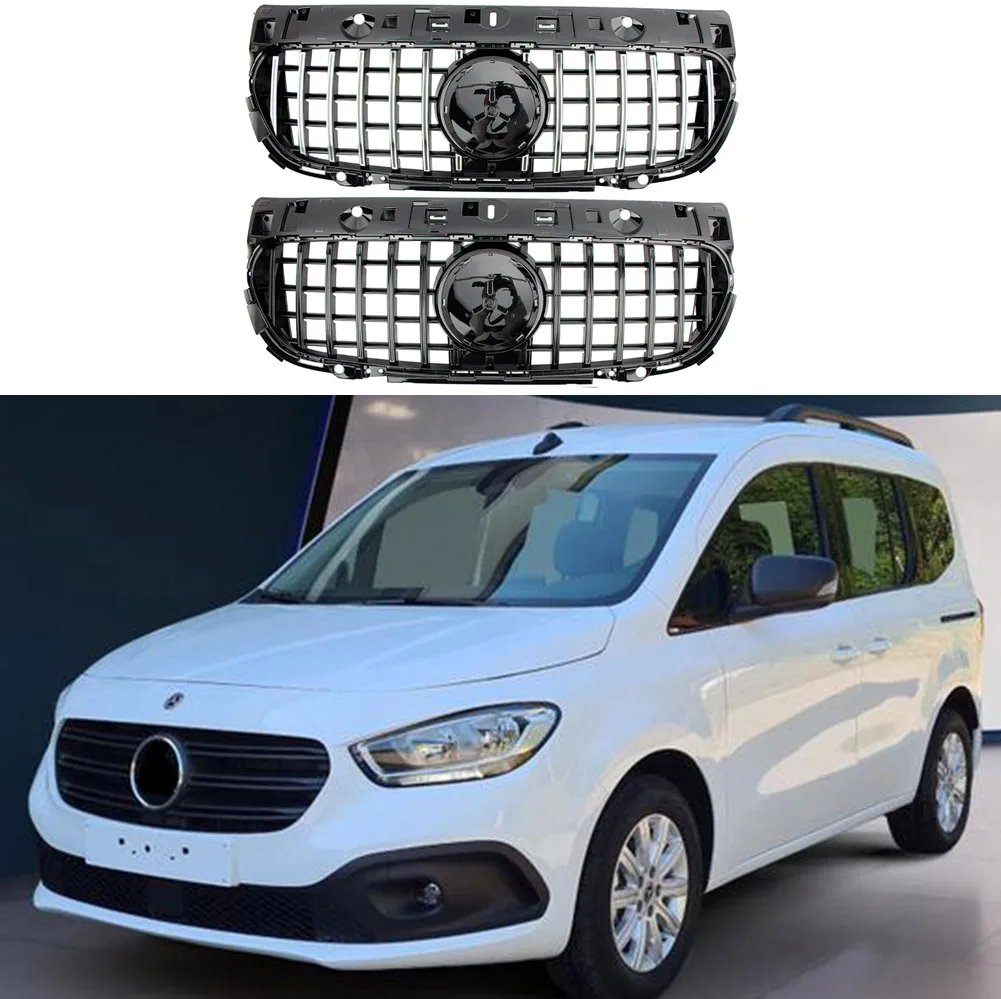 Передняя гонка Facelift решетка верхний бампер радиатор GTR гриль Panamerica Style для Mercedes-Benz