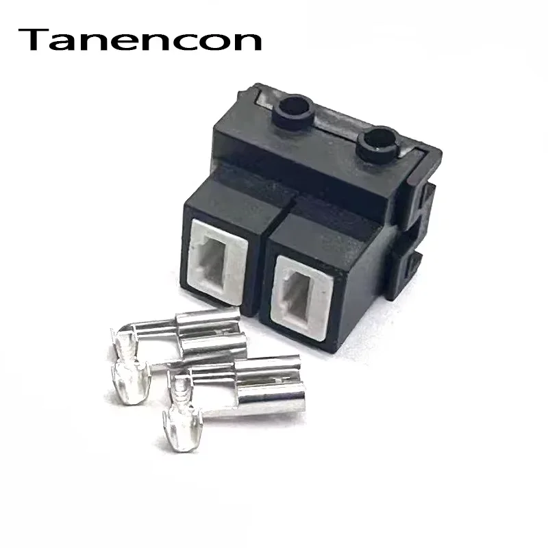 2-контактный автомобильный 6,3 мм H7, керамический высокотемпературный разъем H7-2C, противотуманная фара, светодиодный держатель автомобильной лампы для Peugeot