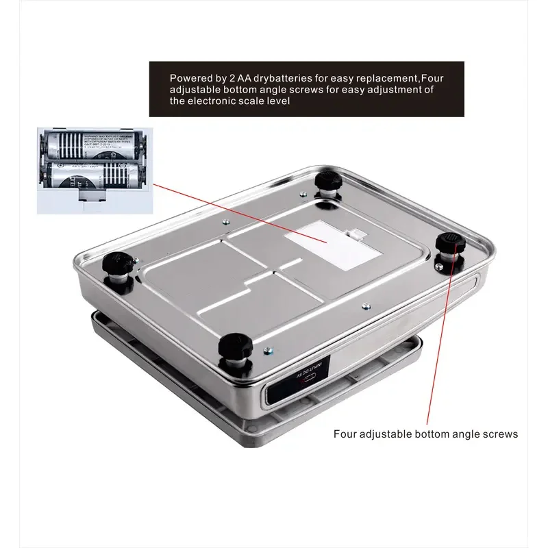 DK10 Цифровые полные кухонные весы из нержавеющей стали 10 кг 1 г пищевые цифровые
