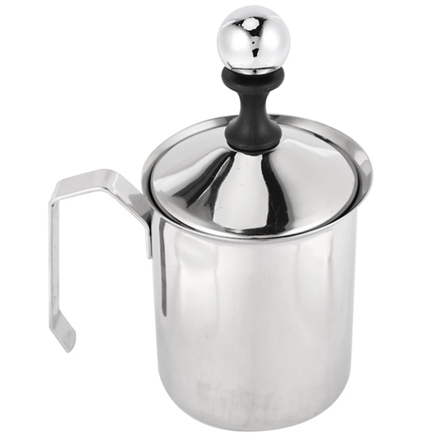 

Manual Milk French Press Coffee Maker Stainless Steel Hand Pump Milk Foamer Handheld Milk Jug