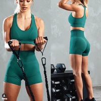 123pcs seamless women hyperflex yoga set workout sports gym fitness long sleeve crop top high waist leggings sports suit