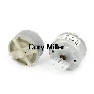 2 шт. высокоскоростной низковольтный электродвигатель постоянного тока 3-12 В 2400