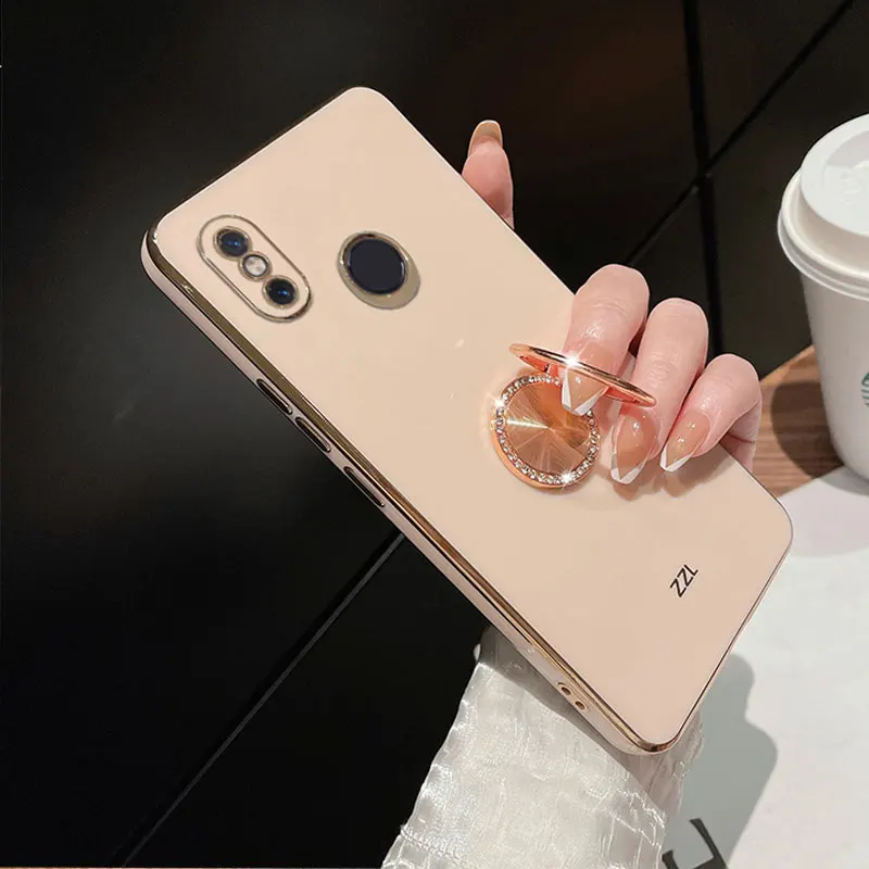 

Роскошный чехол-держатель для телефона Xiaomi Mi8, чехол, силиконовый мягкий чехол с покрытием для Xiaomi mi 8, чехол для Mi8, Mi9, Mi10, Mi11, Mi12, чехол