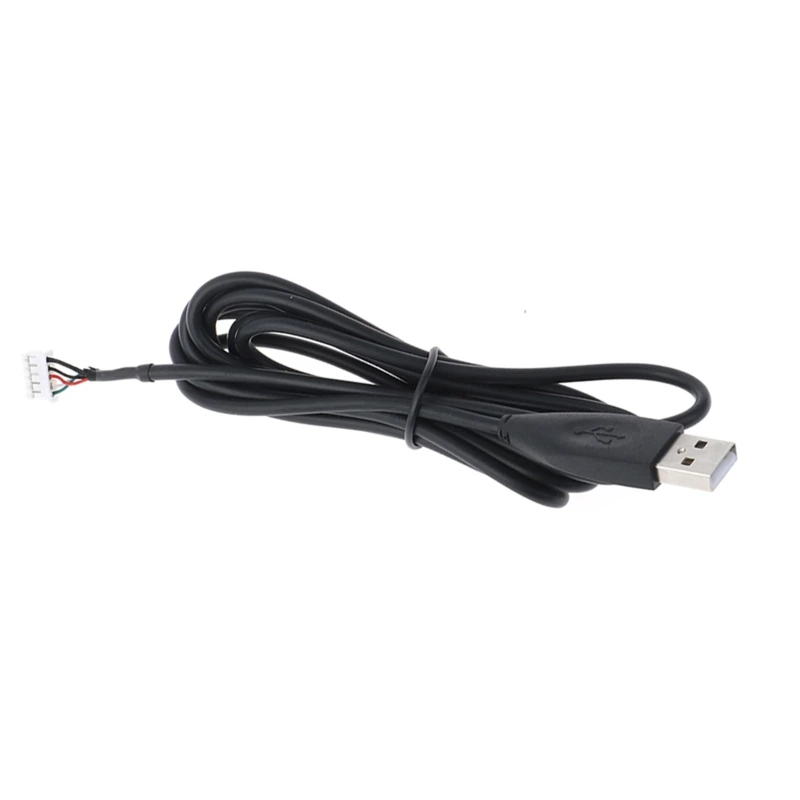 

2m Mouse Lines Replacement Durable PVC USB Mouse Cable for logitech- MX518 MX510 MX500 MX310 G1 G400S Gaming Mouse Black 24BB