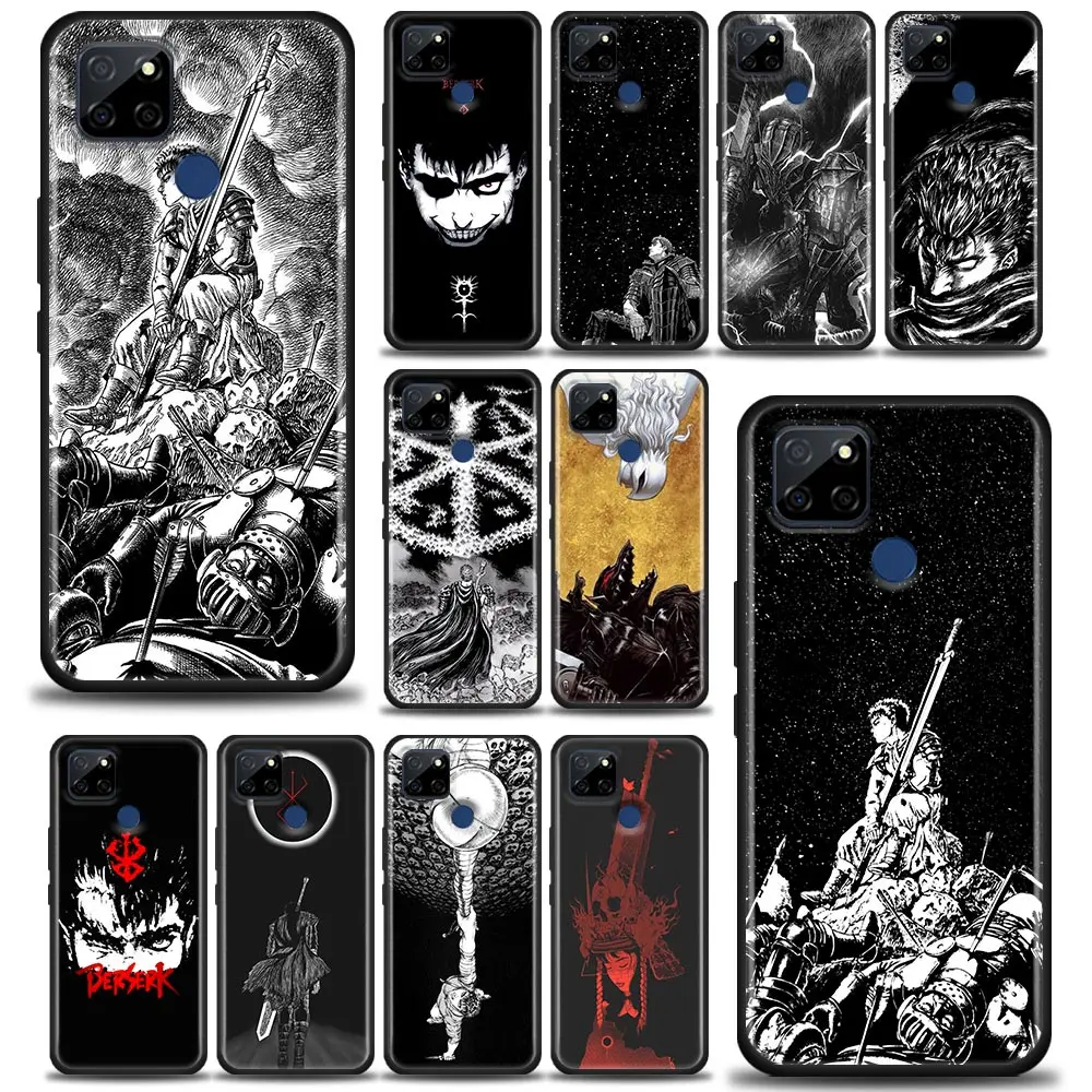 

Funda For Oppo A52 A53 A72 A94 Reno 5 5G 3 4 6 Case For Realme C21Y C25 C12 C11 Cases Cover Anime Dark Guts Berserk Manga Comics