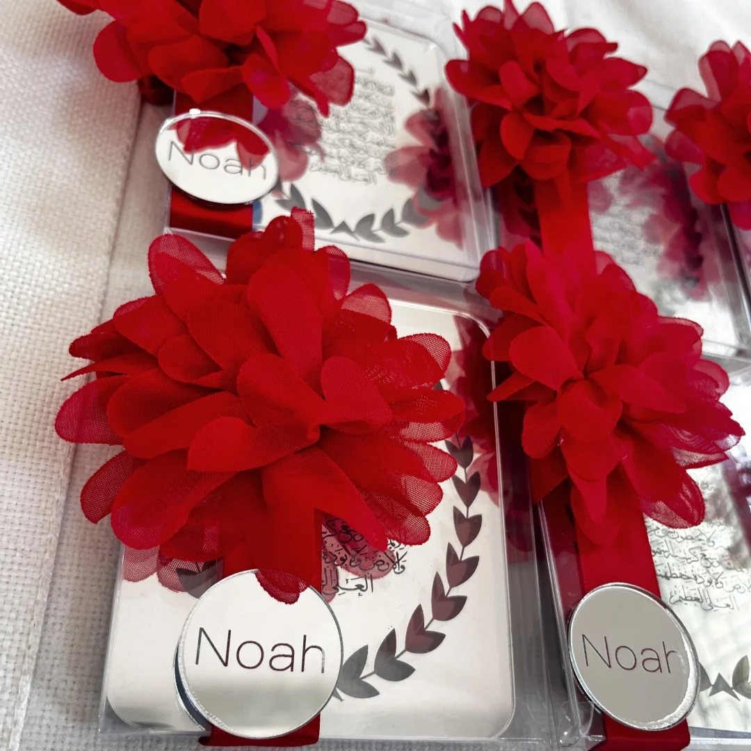 Розовые магниты Ayatul Kursi мусульманские свадебные подарки подарок на Рамадан