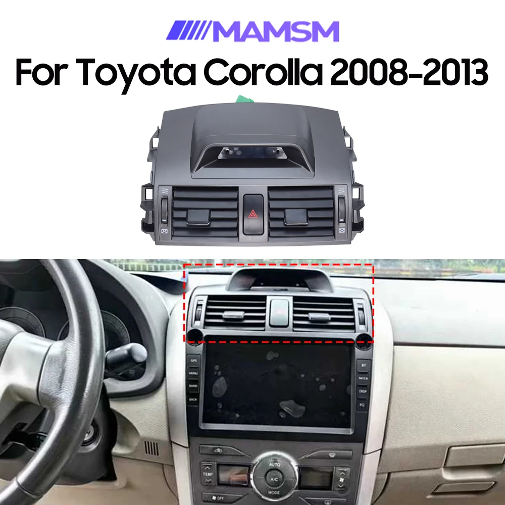 

Центральные декоративные элементы решетки воздуховода кондиционера для Toyota Corolla 2008-2013