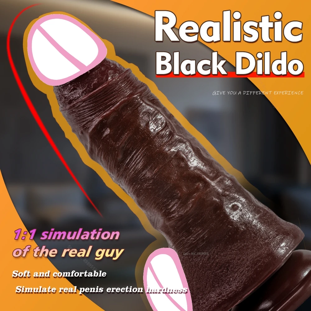 Искусственный Пенис дилдо Реалистичная детская игрушка для анального секса