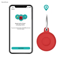 silicone airtag case for apple airtags locator case portable anti lost device keychain for airtags tracker protective sleeve