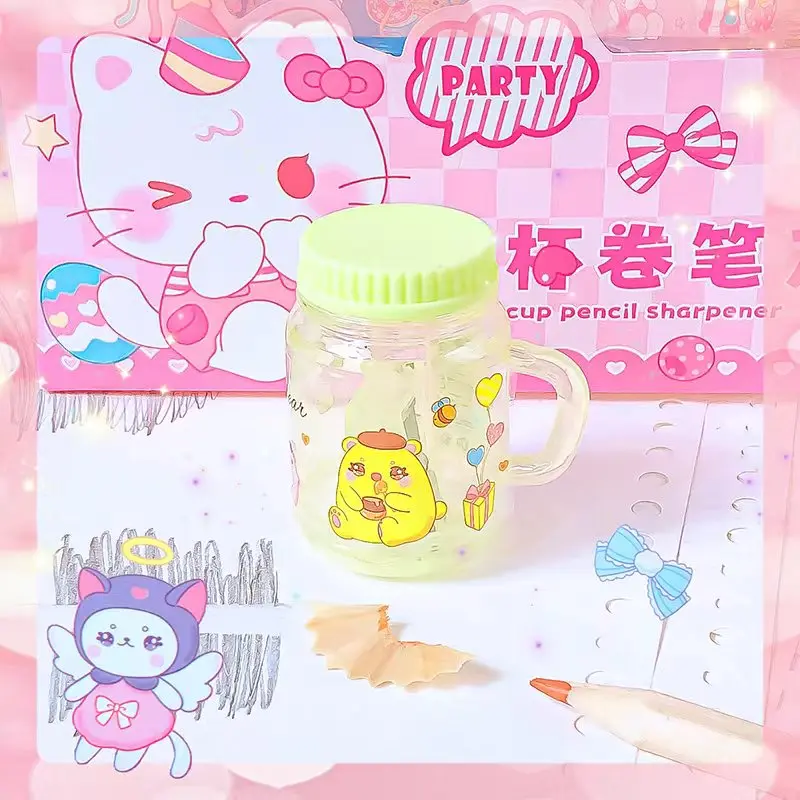 

Эстетические канцелярские принадлежности kawaii, школьные принадлежности, красивые канцелярские принадлежности, школьные полезные милые мини-забавные точилки для карандашей, офисные принадлежности