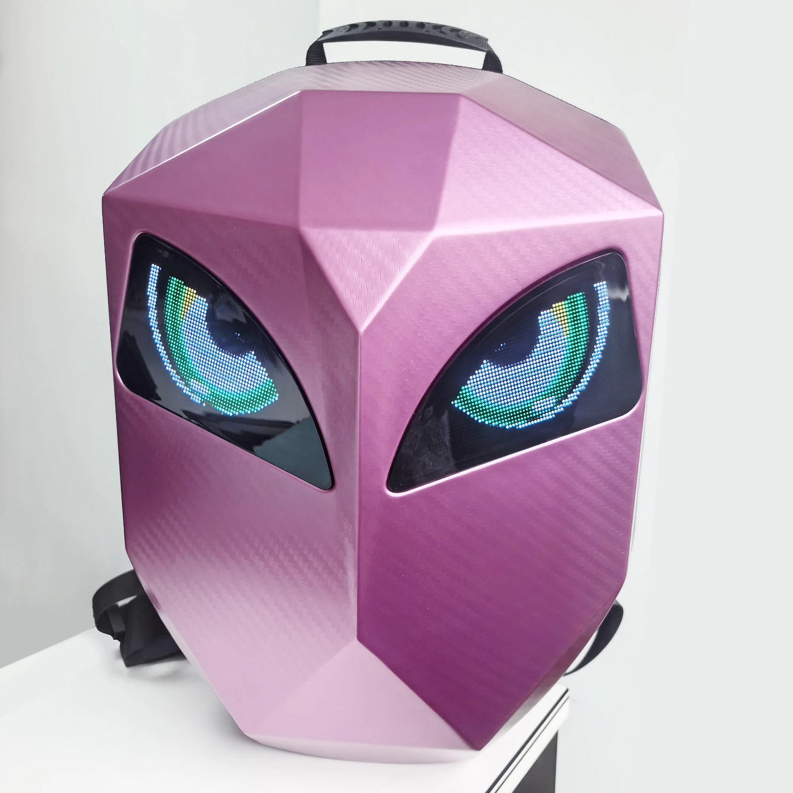 LOY светодиодный Knight Велоспорт рюкзак с глазами мотоциклетный шлем Bluetooth