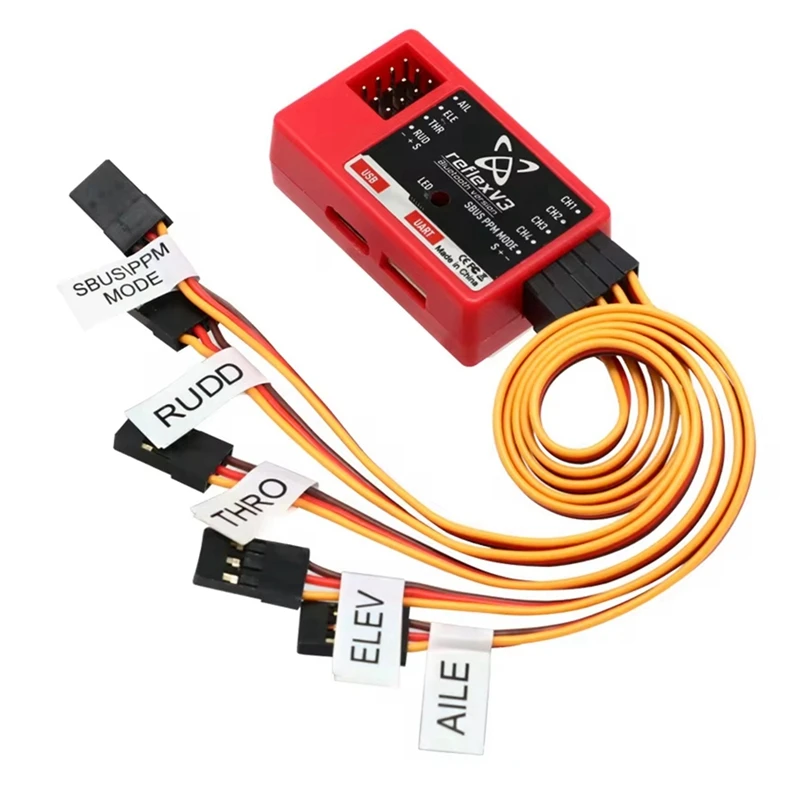 Для FMS Reflex V3 контроллер полета гироскоп стабилизатор радиоуправляемый самолет