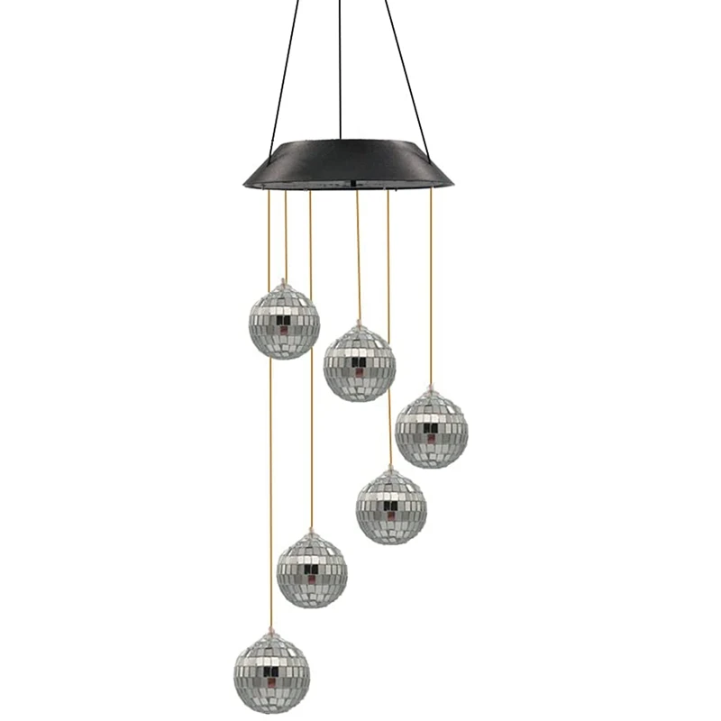 

Уличные фонари на солнечной батарее с изменением цвета, ветряные колокольчики, мозаичный шар на солнечной батарее, светодиодные фонари на с...