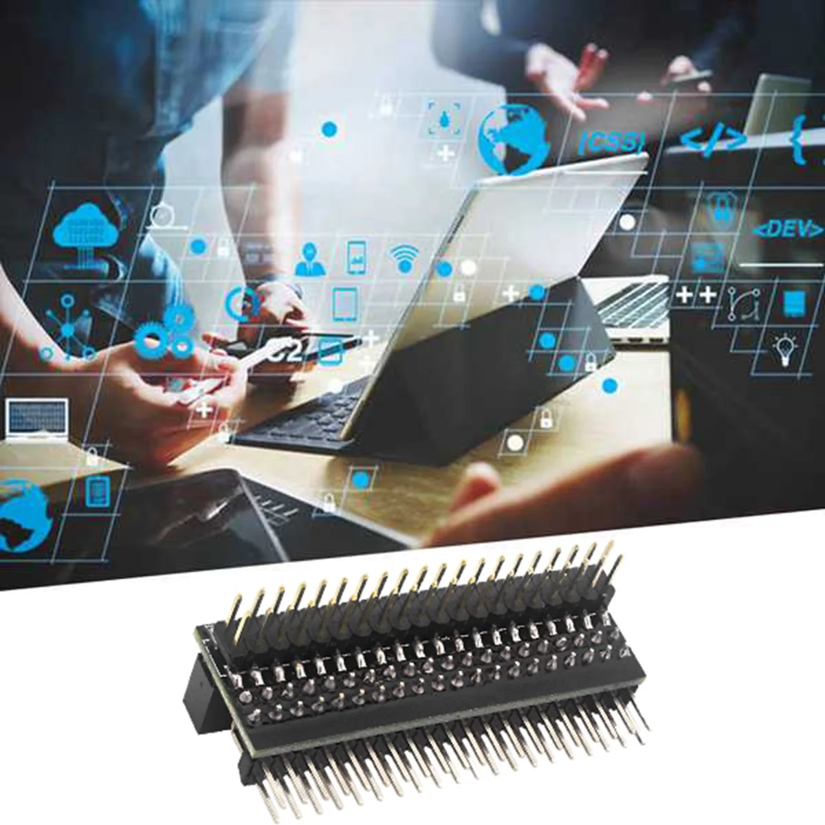 40Pin GPIO Edge Плата расширения для Raspberry Pi 4B/3B +/3B/2B /Zero один-два боковой штырьковый