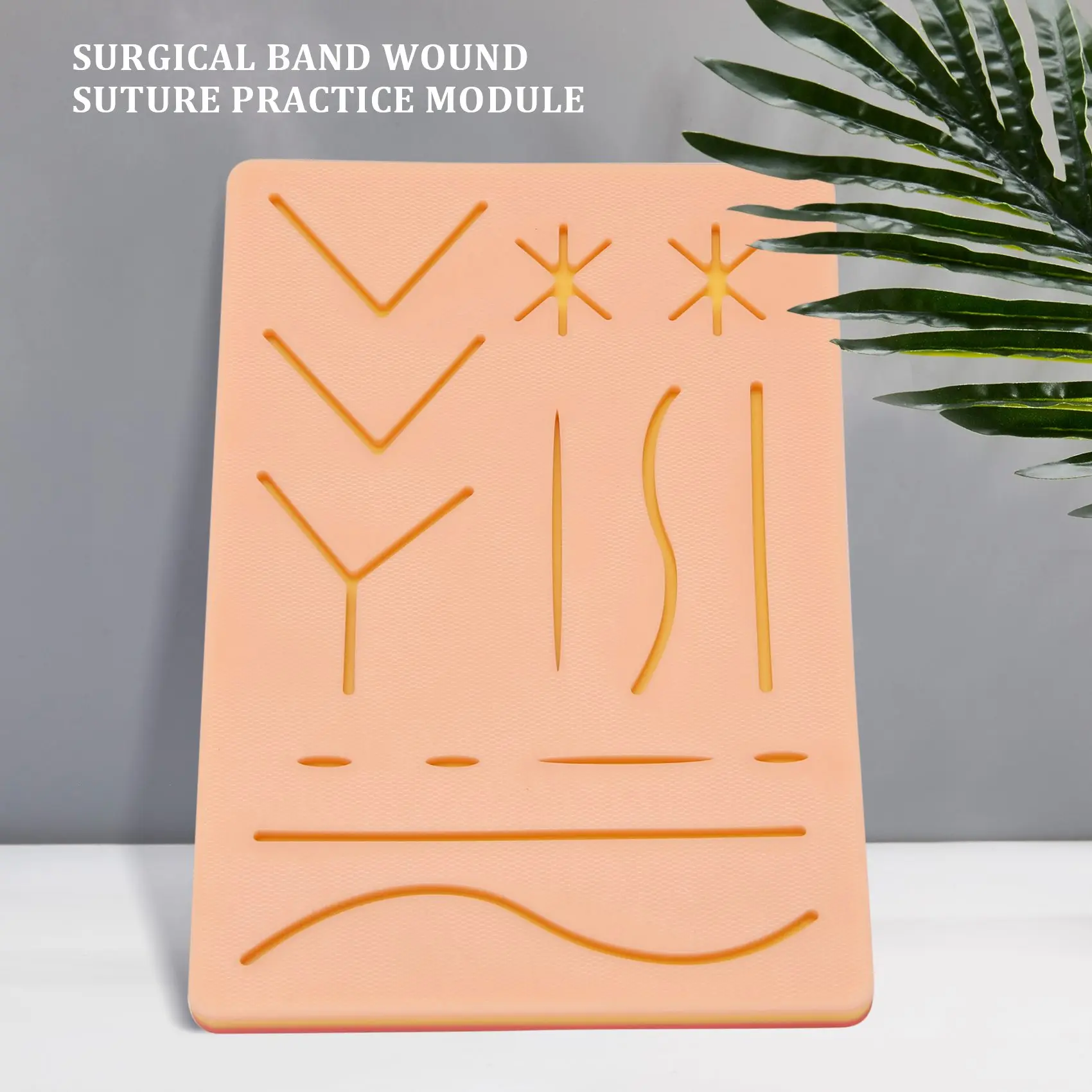 

New Skin Suture Training Kit Pad Suture Training Kit Suture Pad Trauma Accessories for Practice and Training Use