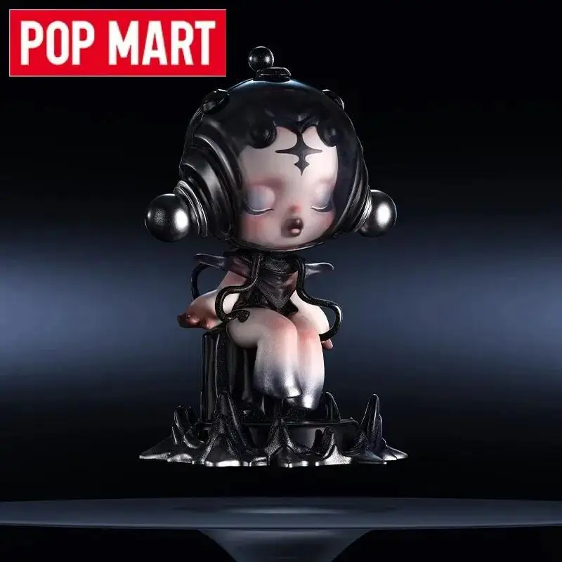 Фото POP MART Skullpanda The Sound Series: Загадочная коробка-сюрприз (Blind Box) — коллекционная фигурка, игрушка, кукла, милая аниме-фигурка, настольное украшение, подарок для девочек №2