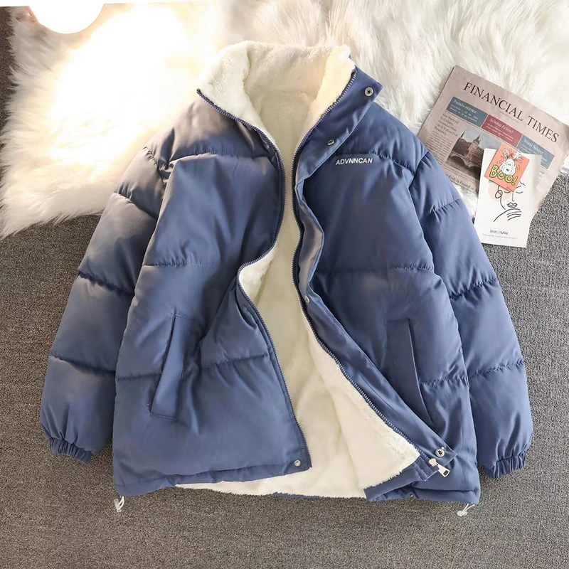 2022 Winter New Trending Products Men Women Fleece Parkas Outwear Simple Fashion Keep Warm Heavy Jackets Coats