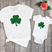 patricks day mother and daughter clothes irish tee st pattys day big sister family matching clothes fashion floral tshirts