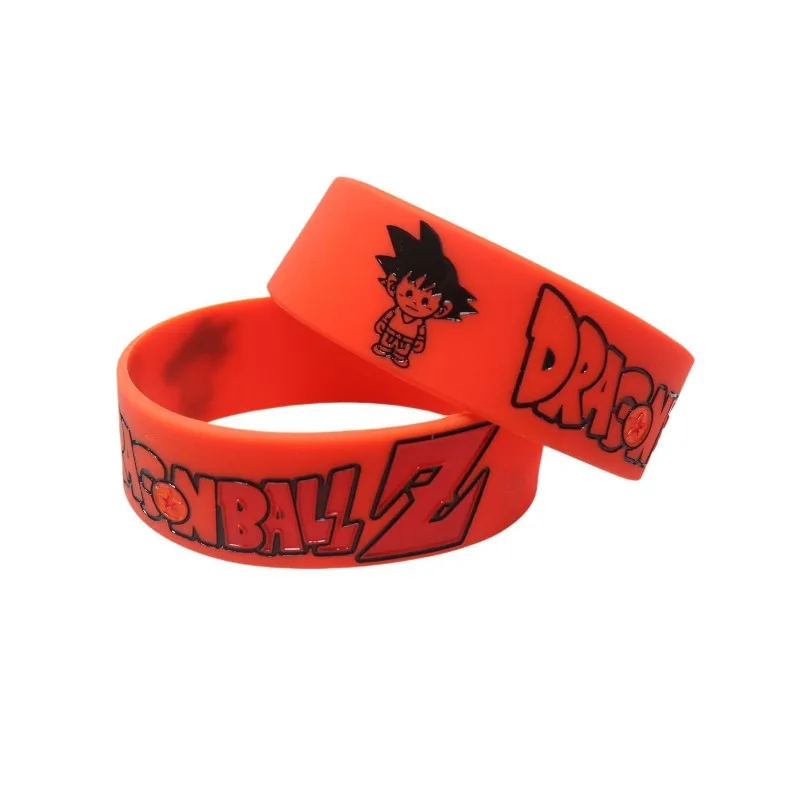 Фото Новый силиконовый браслет Dragon Ball Son Goku, креативный спортивный браслет для отдыха, яркий аниме-браслет с высокой цветовой палитрой, украшение в стиле аниме. №4