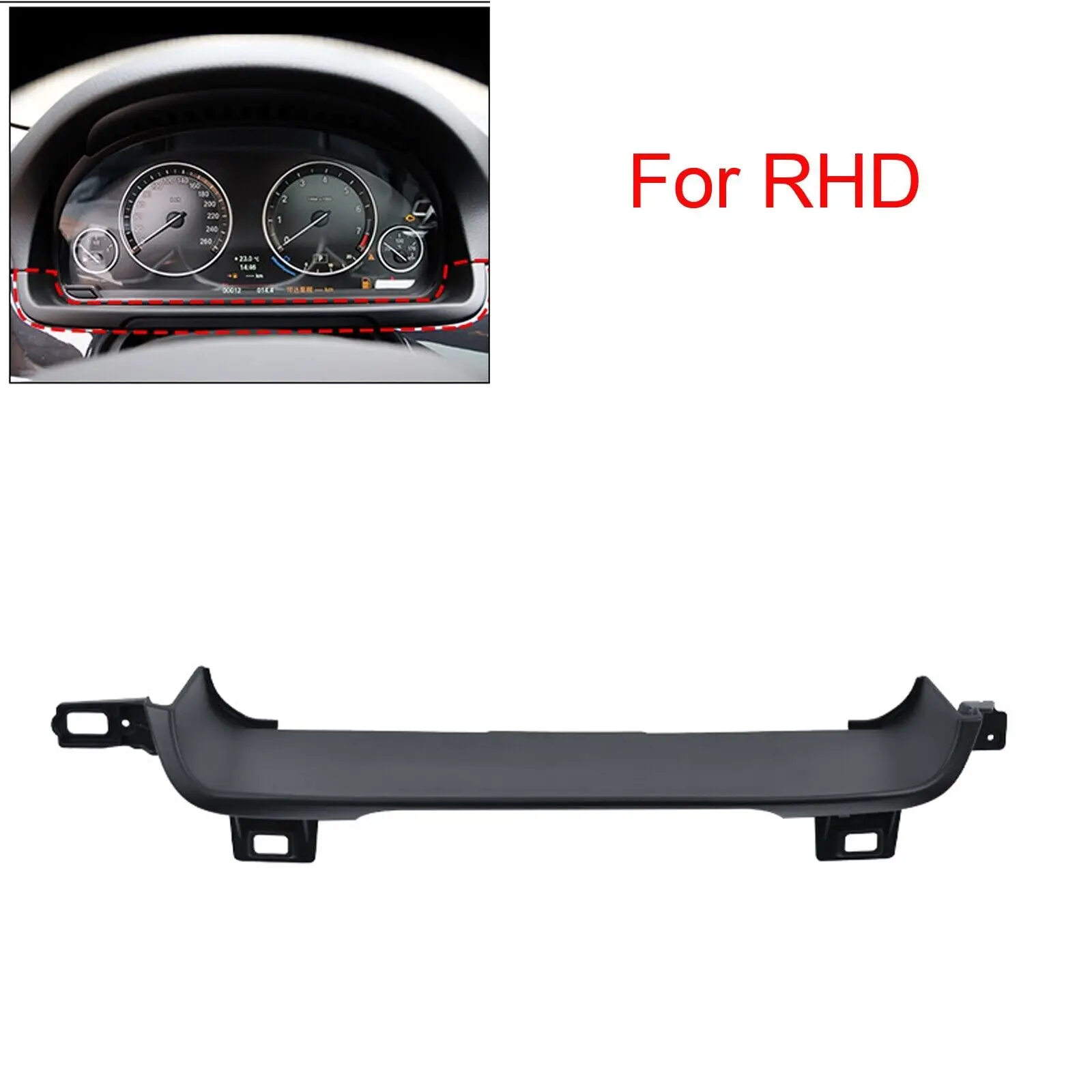 Для (2010-2017) BMW F10 F11 520i 523i 525i 530i 535i RHD передняя накладка на приборную панель