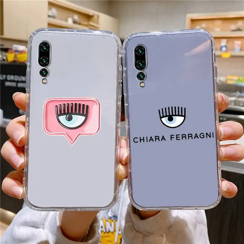 

Hot Ferragnies Eyes Chiara Phone Case For Xiaomi 11 Redmi Note 11pro5G 8T 9A 9S 12S K30 10T Pro Ultra K40pro Transparent Case